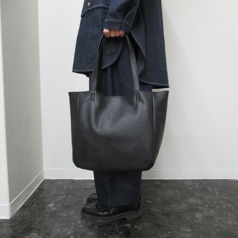 Legato Largo  スモーキーシボ５ポケットミニトート /BK